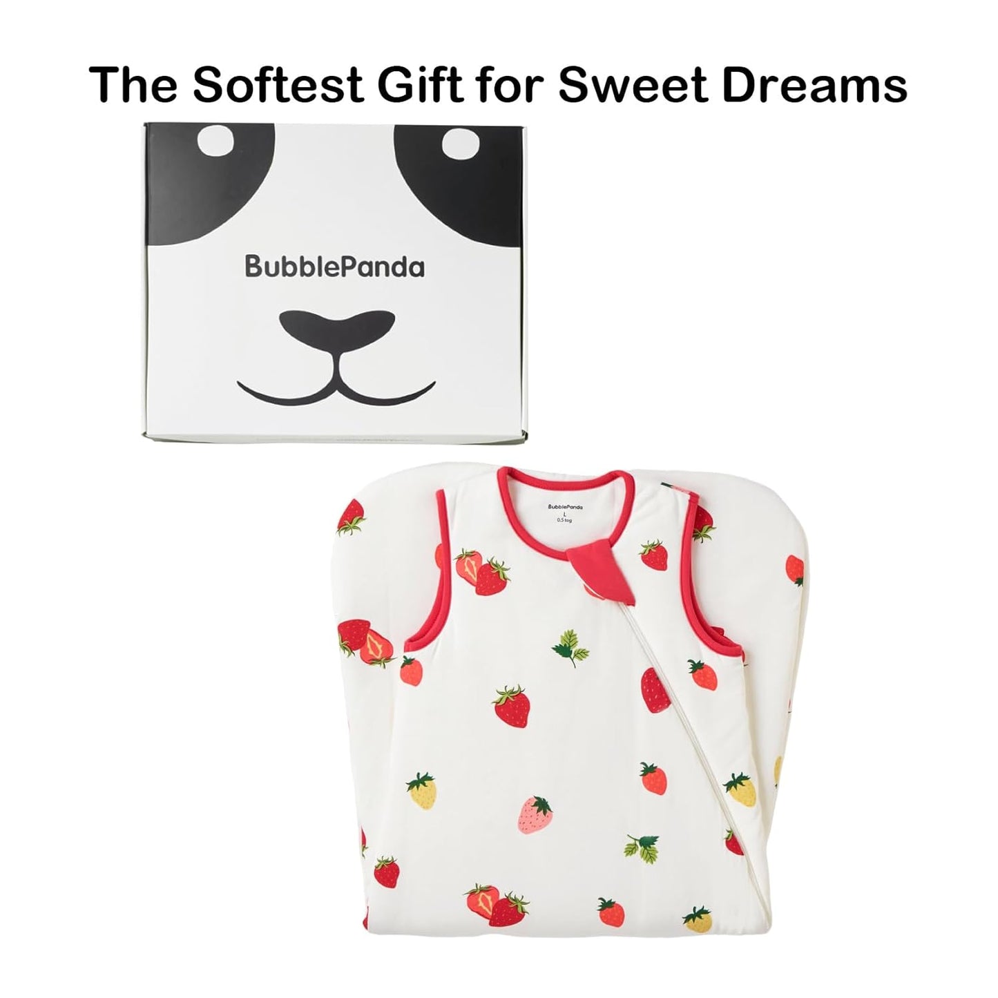 BubblePanda Rayon Made from Bamboo Sleep Sack 18-24 Months 0.5 Tog Soft Lightweight Toddler Sleep Sack 2t for Babies 2-Way Zipper Wearable Blanket Baby 18 Months