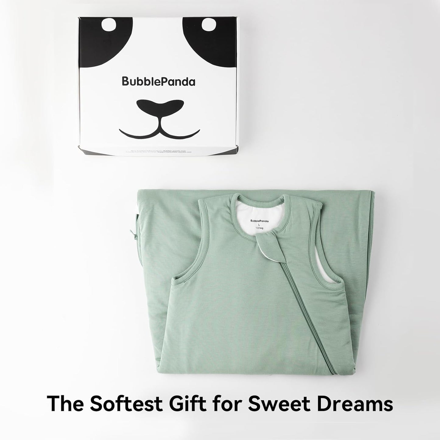 BubblePanda Rayon Made from Bamboo Sleep Sack 2t-3t 0.5 Tog Soft Lightweight Toddler Sleep Sack 24-36 Months for Babies 2-Way Zipper Wearable Blanket Baby 3t