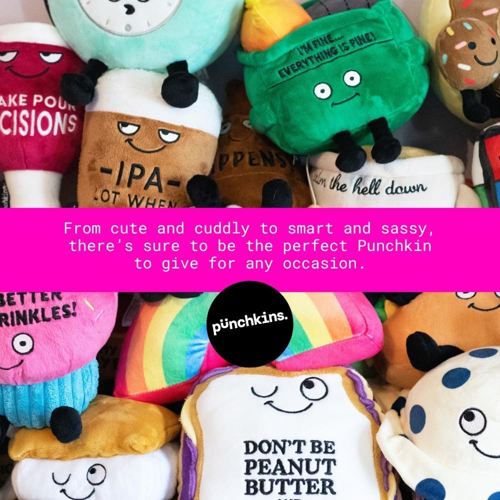 Toilet Plushie, Funny Meme Gag Gift, Comical Plush Collectible, Stocking Stuffer Present, Great for Emotional Support, Fun Desk Accessory, Weighted Base for Display