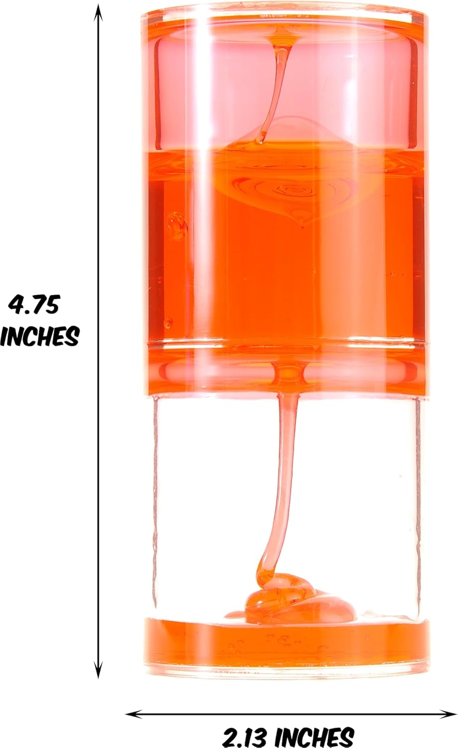 PowerTRC Liquid Motion Bubbler Spiral Timer Fidget Toys Calming and Soothing Desktop Toy Sensory Toy Visual Ooze Tube for Autism, Anxiety & ADHD