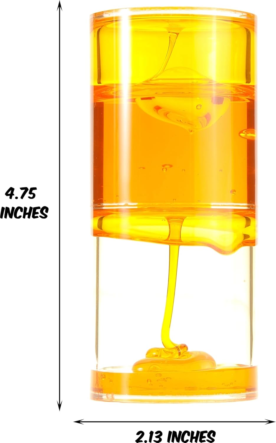 PowerTRC Liquid Motion Bubbler Spiral Timer Fidget Toys Calming and Soothing Desktop Toy Sensory Toy Visual Ooze Tube for Autism, Anxiety & ADHD