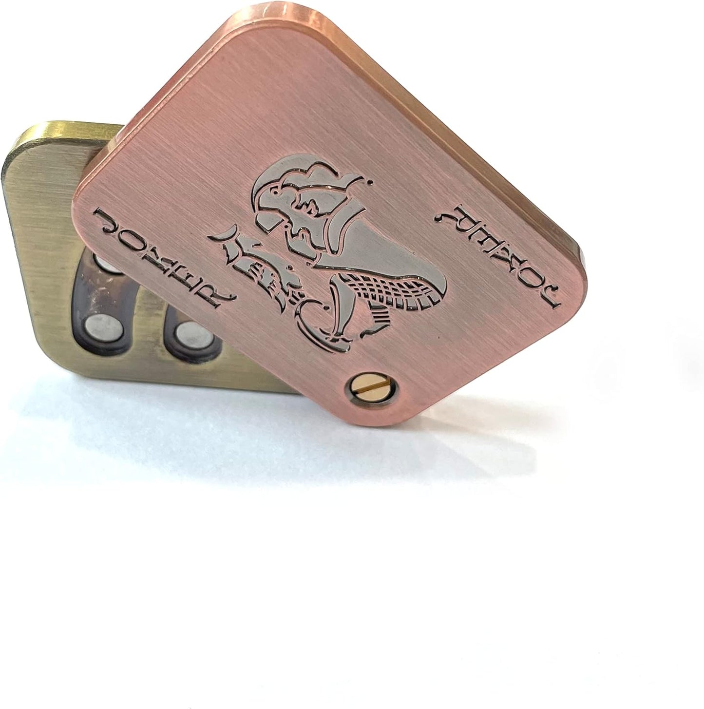 Metal Poker Fidget Slider EDC Adult Fidget Toys ADHD Autism Sensory Toys Anxiety Stress Relief Toys Office Desk Toys Gifts for Boyfriend and Father (Joker)