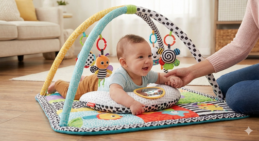 Struggling with Tummy Time? This 3-in-1 Mat Makes It Easier for Your Baby