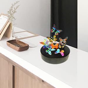 Desk Sculpture Butterflies Desktop Stress Relief Toy Fidget Toy for Anxiety Office Gift Desk Intelligence Development