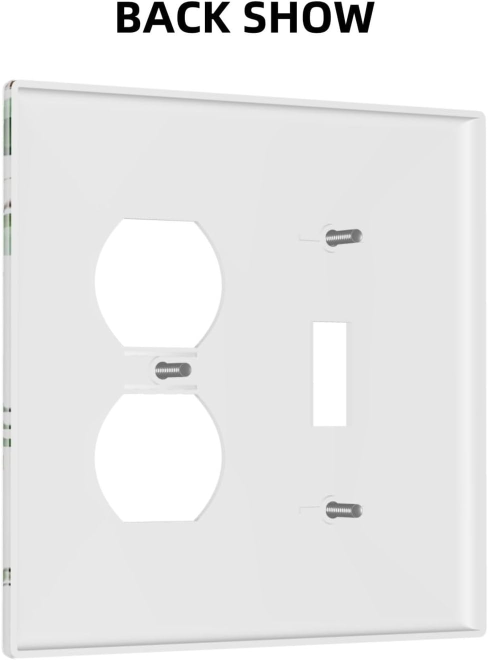 Wallplates Green Leaves Bird Eucalyptus Sage Plant 1 Toggle 1 Duplex Switch Plate Electrical Gfci Faceplate Decorative Light Switch Covers For Bed Room Living Room Decor