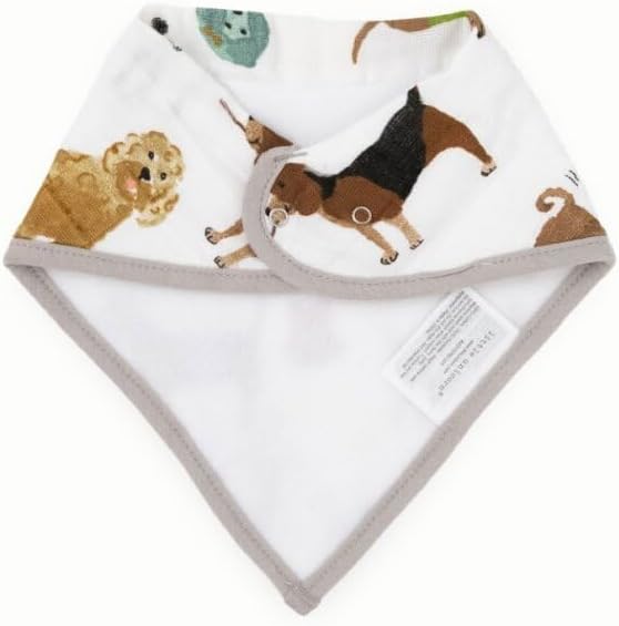 Little Unicorn Cotton Muslin with Fleece Bandana Bib