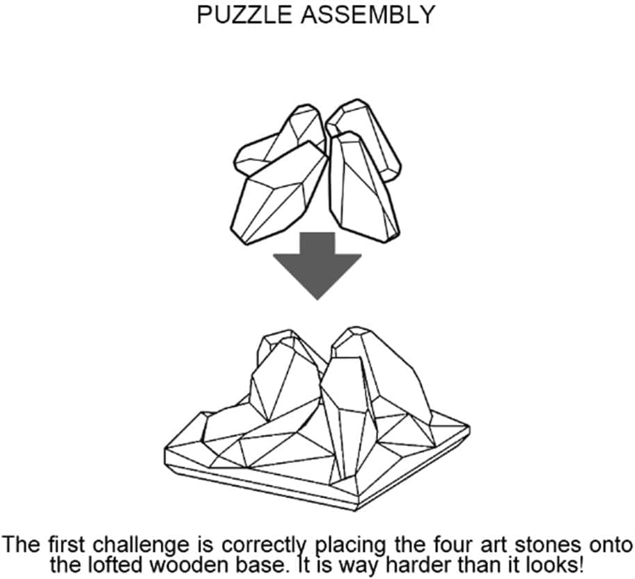 Stylish Handcrafted Art, a Stacking Puzzle, a Brain Teaser, and a Fidget Toy! We Heard Your Comments, so we Added Stacking Videos, Other Information, and Changed The Price!