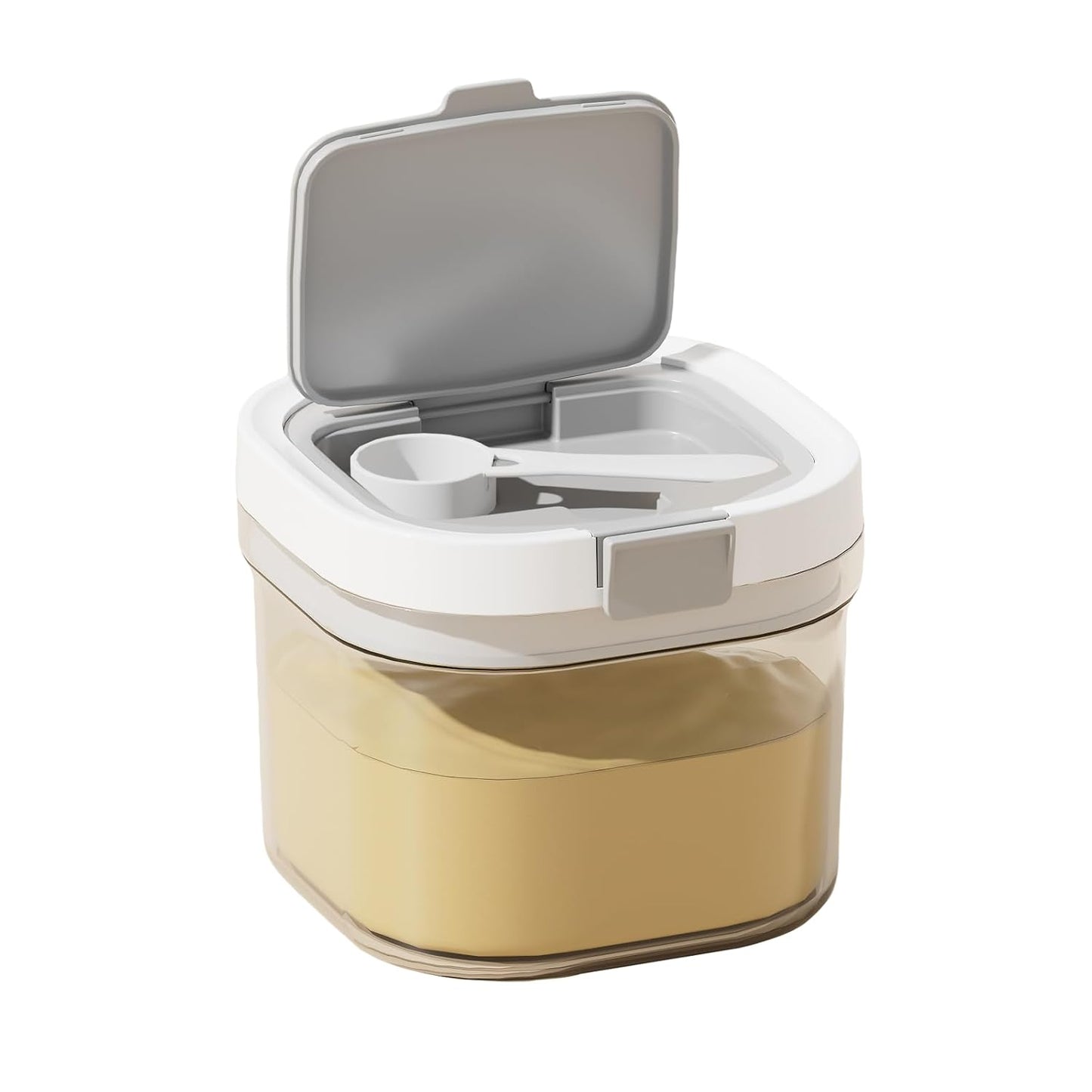 Formula Container to go-800ml Travel Dispenser BPA Free Airtight Container with Spoon and Layered Storage