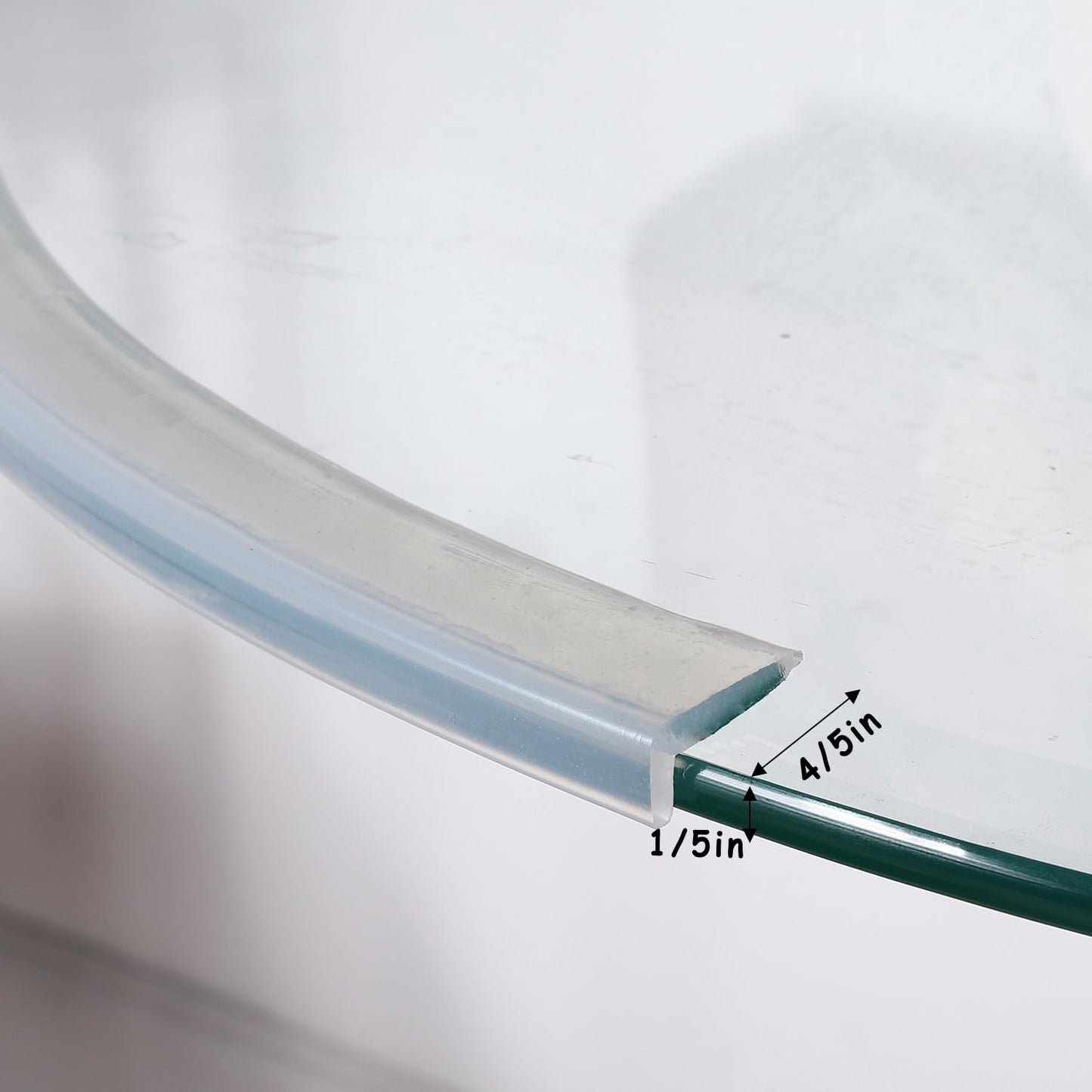 Edge Protector 100% Silicone, Baby Proofing Corners Clear Guards, Pre-Tape Adhesive Soft for Kids Safety, Child Table Cabinets Furniture Bumper (1/5x4/5 in, 6 FT)