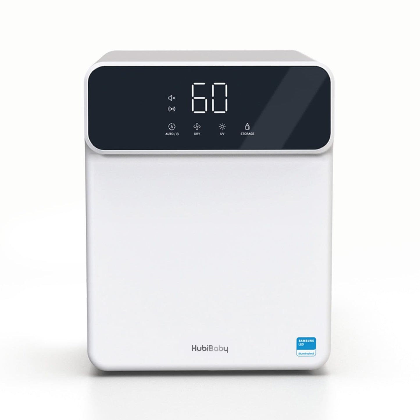 HubiBaby 4-in-1 UVC Cleaner and Dryer for Baby Bottles XL Large Inner Capacity Multifunctional Smart Control with Bluetooth APP