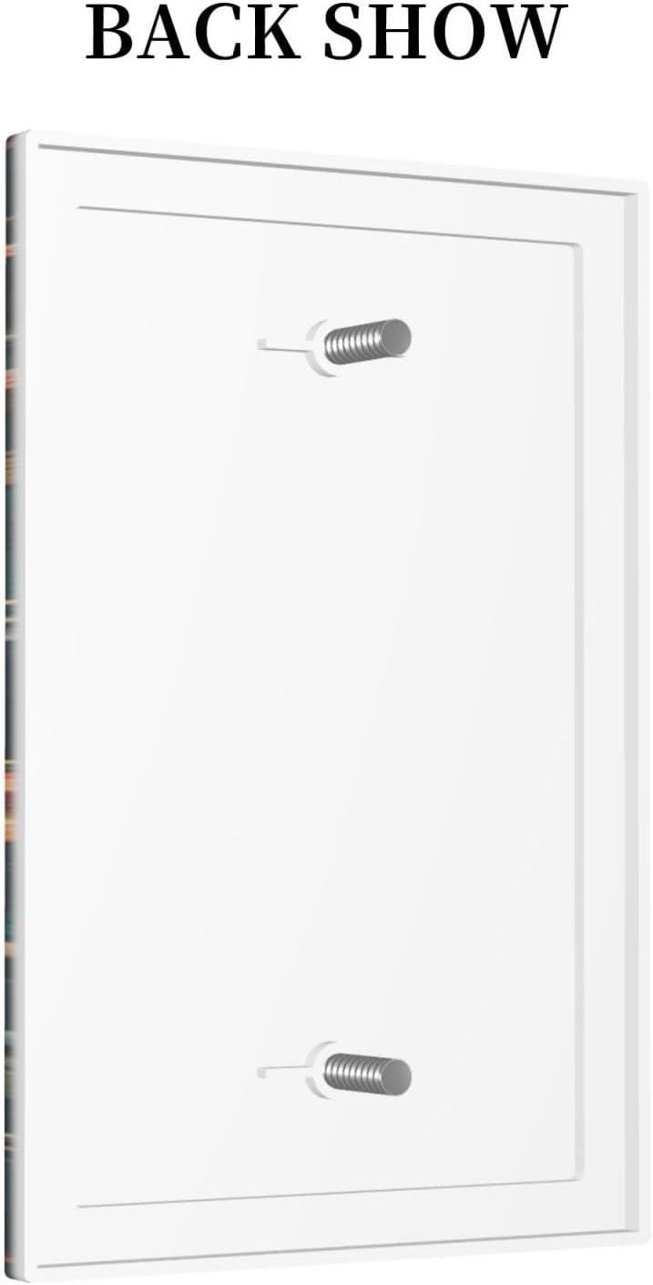 Light Switch Cover Plate Baroque Vintage Peony Flower Floral 1 Gang No Device Blank Electrical Wall Plates Faceplate Decorative Switch Plate for Bedroom Farmhouse Decor