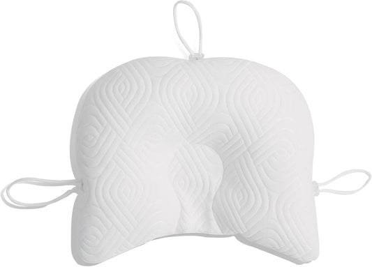 Reidio Adjustable Toddler Pillow Soft and Breathable Ergonomic Design Small Pillow Washable (White)