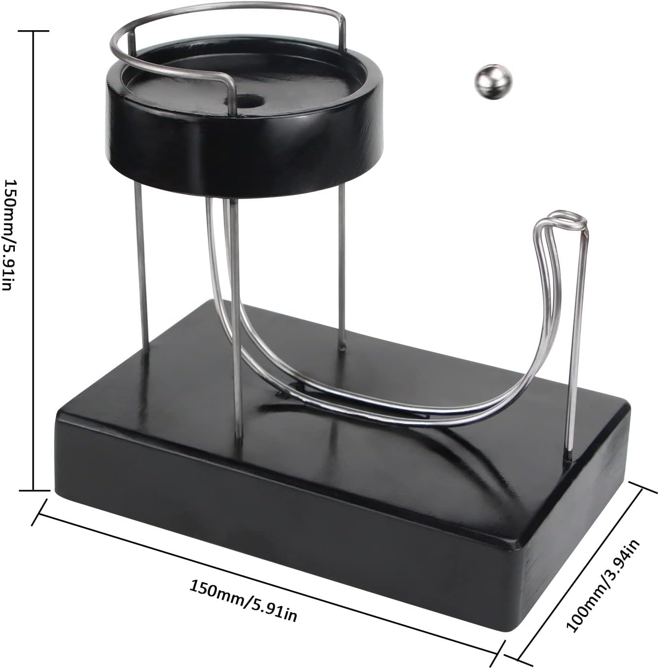 Kinetic Art Perpetual Motion Machine, Physical Balance Kinetic Energy Model, Newtons Science Physics Gadgets, Non-Stop Rolling Ball Toys, Balance Stress Relief Creative Gifts for Friends and Family