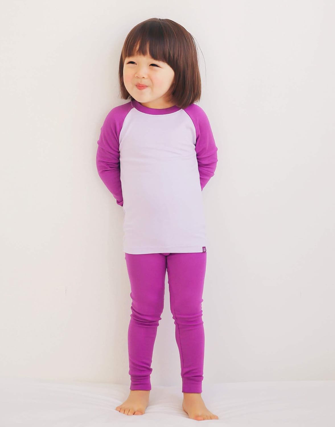 VAENAIT 6M-12Y Toddler Toddler Kids Toddler Girls Boys Soft Comfy Modal Tencel Solid Raglan Sleepwear Pajamas Pjs 2pcs Set