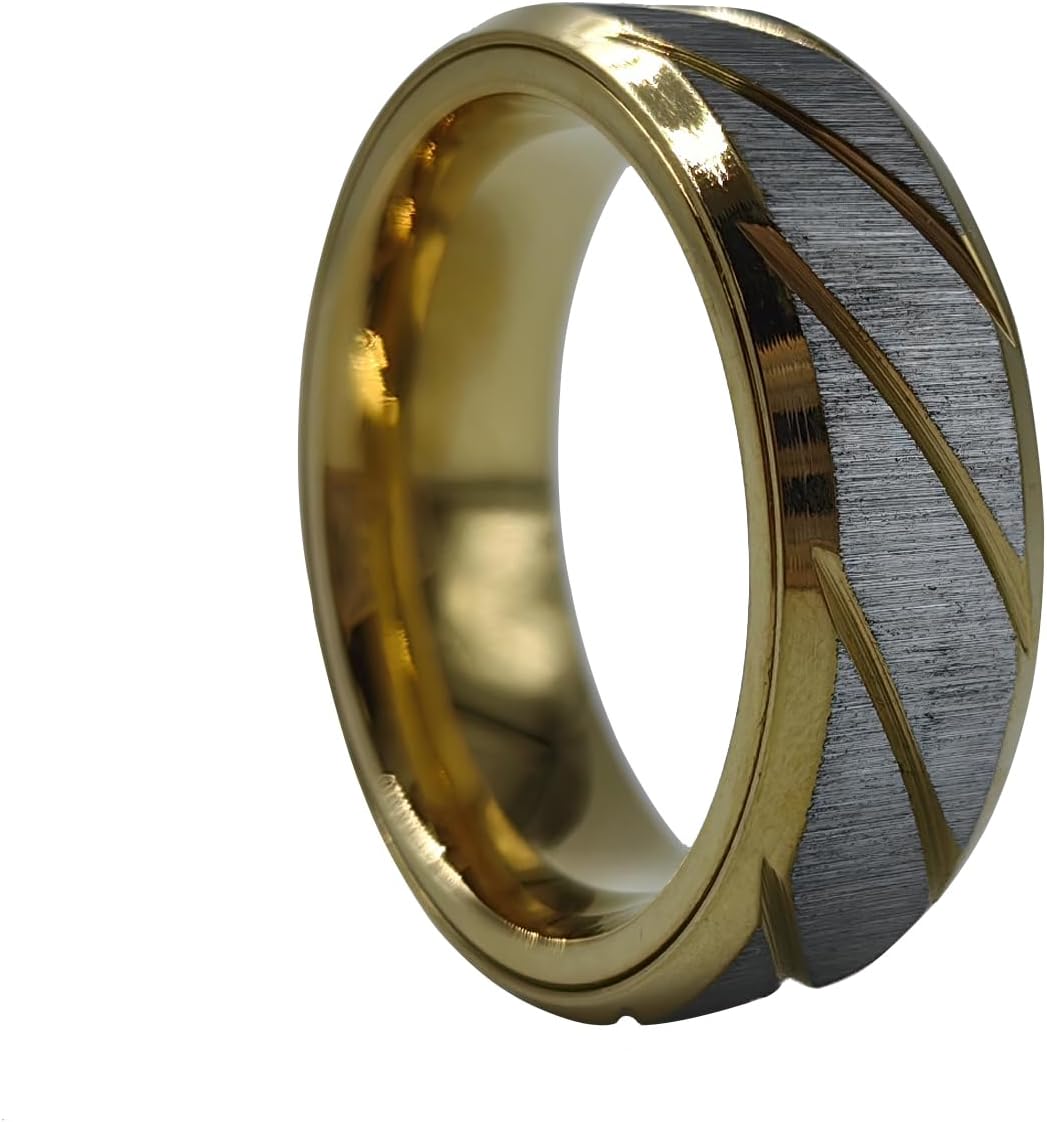 EDC Fidget Slider Fidget Toy Adult Stress Relief Metal Ratchet Ring Jewelry ADHD Recreational Fidget Toy Tactile Coin (Golden, 10)