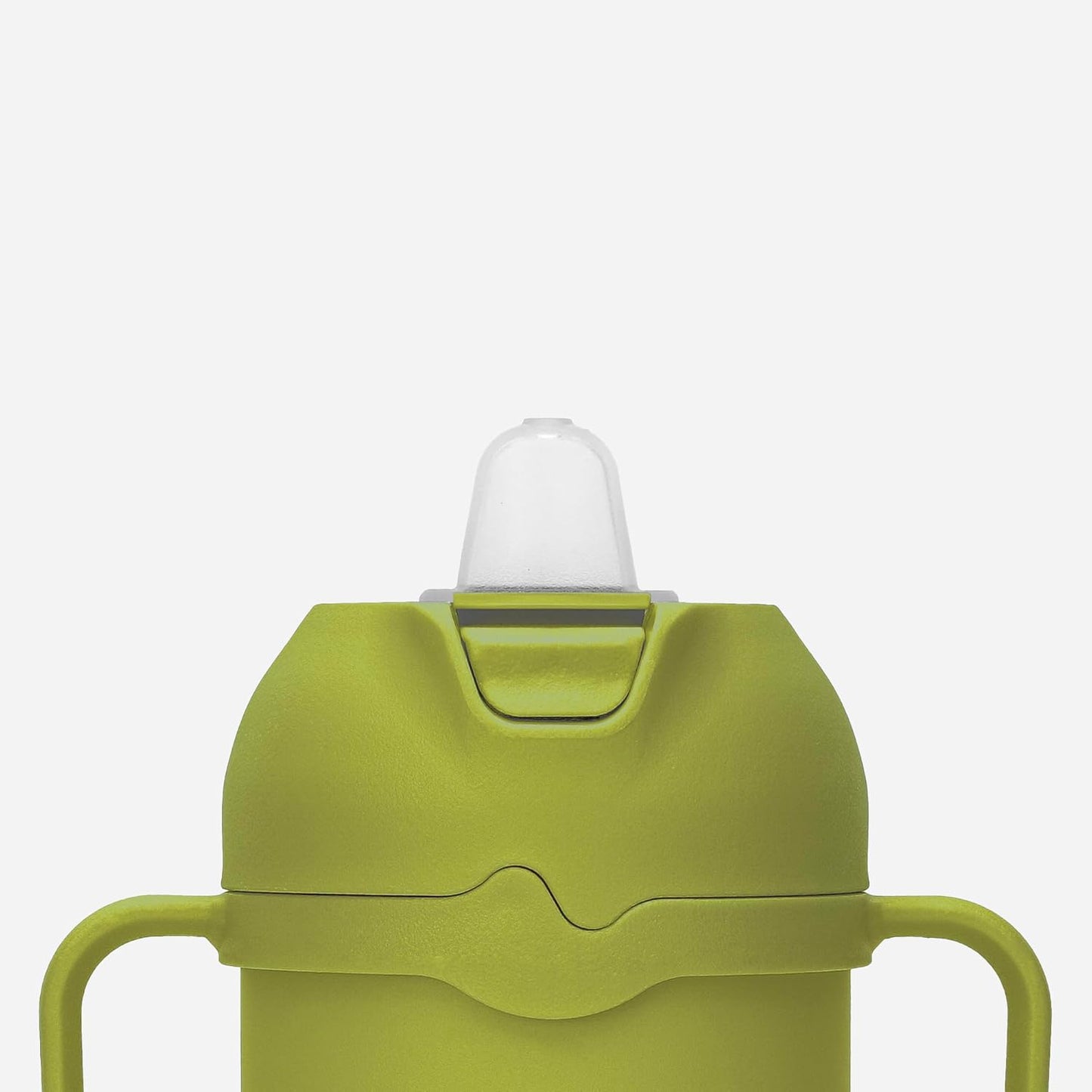 Comotomo Toddler Tumbler 8oz Insulated Sippy Cup with Silicone Straw and Spout, Green