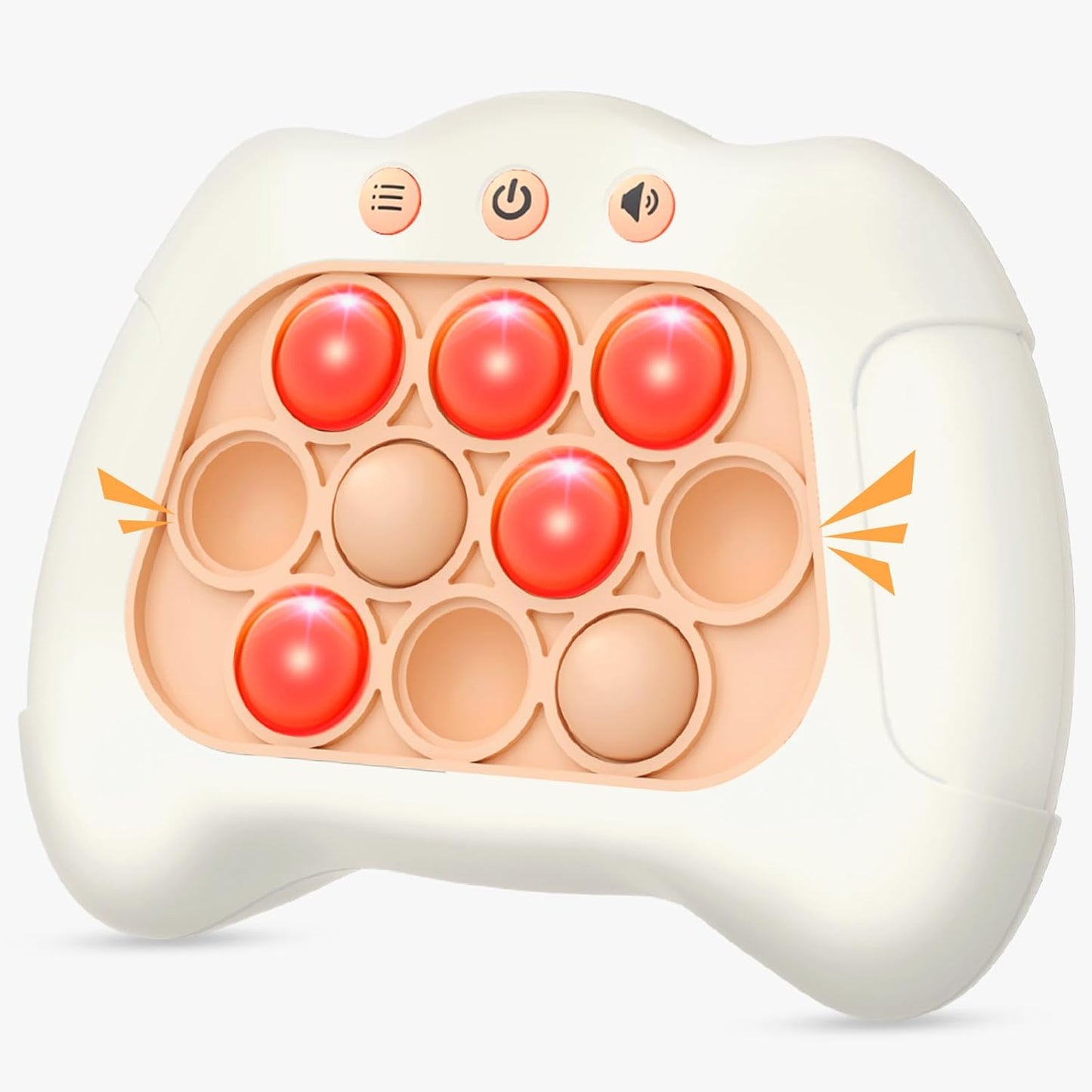 Handheld Game Sensory Fidget Toys for Kids Age 6-12, Birthday Gifts for 3 4 5 6 7 8 9 Year Old Boys & Girls & Teens-White