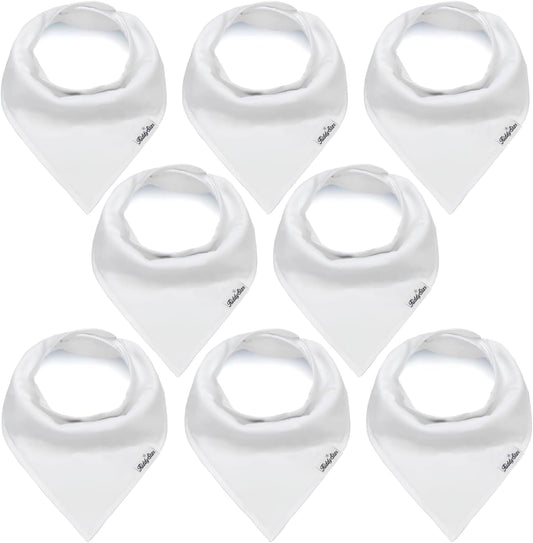 Organic Cotton Baby Bibs – Soft Teething & Drool Bib for Newborns & Toddlers – Hypoallergenic, Absorbent, Snaps