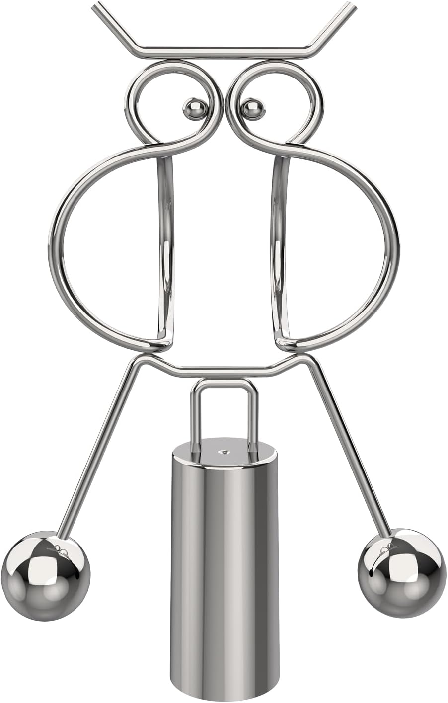 SHIDOW Kinetic Art Balance Toy, Owl Shaped Balancing Physics Toy, Office Desk Tumblers Decompressive Ornaments, Physics Science Model Teaching Supply Desktop Decoration (1PCS)