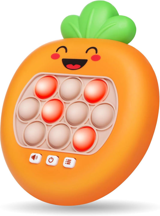 Upgrade Pop Fidget Game for Kids Adult Quick Push Handheld Games Controller , New Portable Puzzle Game Machine, Paty Favors Sensory Toy Gifts for 3-12 Children Kids Toddlers