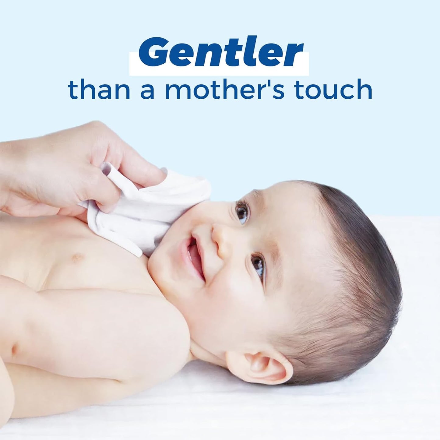 Hypoallergenic Baby Wipes, Pure Water Natural Wipes for Sensitive Skin, Unscented Baby Wipes for Face Hands & Bottom, 768 Count (12 Packs of 64)