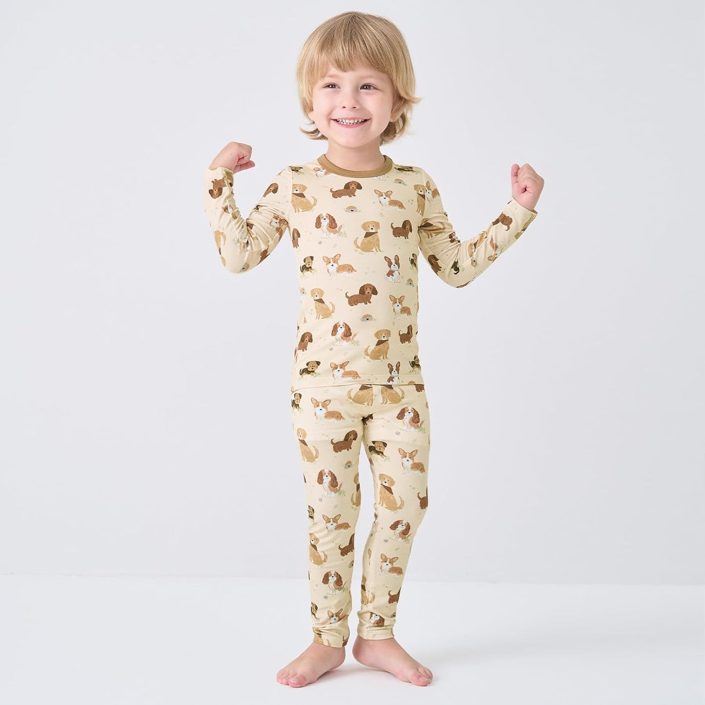 pureborn Baby Viscose From Bamboo Pajamas Set Pjs - Kids Toddler Girl Snug Fit Viscose Sleepwear 2pcs 18M-8Y