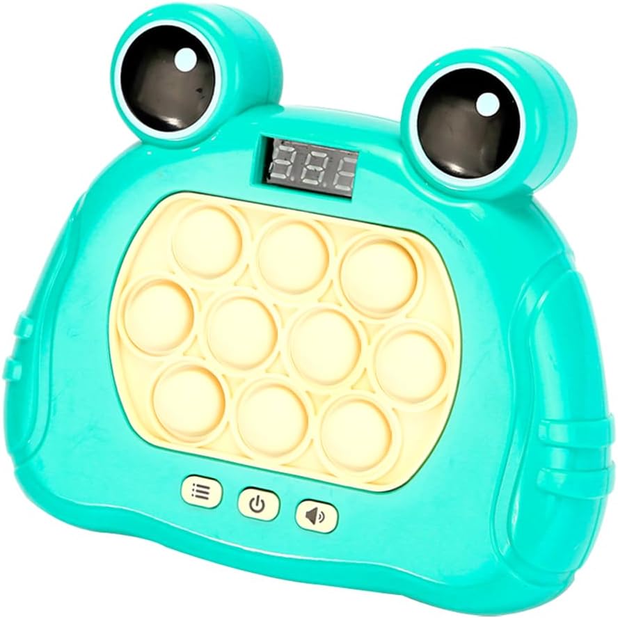 Quick Push Game Console,Puzzle Game Console Machine, Improving The Reaction Ability and Attention,Pop Game Sensory Fidget Toys (Blue)