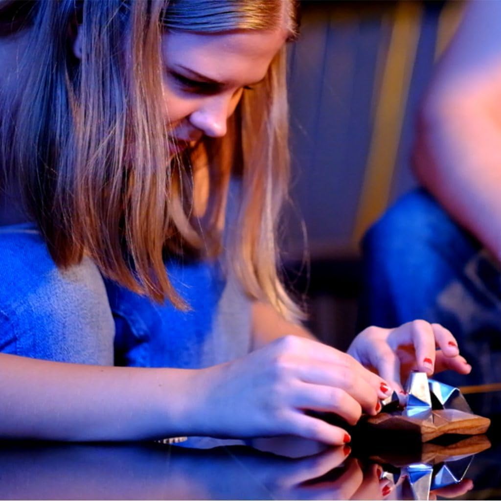 Stylish Handcrafted Art, a Stacking Puzzle, a Brain Teaser, and a Fidget Toy! We Heard Your Comments, so we Added Stacking Videos, Other Information, and Changed The Price!