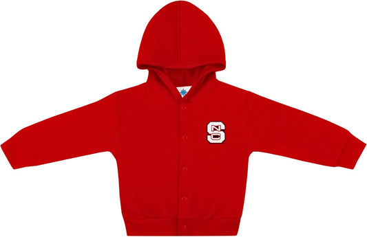 Creative Knitwear College Baby Snap Hooded Jacket - Team Logo, Multiple Colors, for Boys & Girls, (0-24 Months)