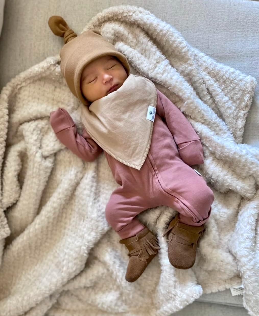 DiaperSquad's Baby Bibs for Drooling and Teething, Bibs for Boys, Baby Girl - Solid Cotton Baby Drool Bibs