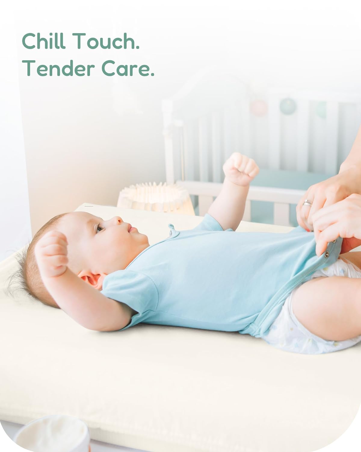 Extra Stretchy Changing Pad Cover, Ultra Soft Premium Jersey Knit Changing Pad Sheets, Unisex for Boys Girls, Fits All Standard Changing Tables/Dresser Tops - 2 Pack