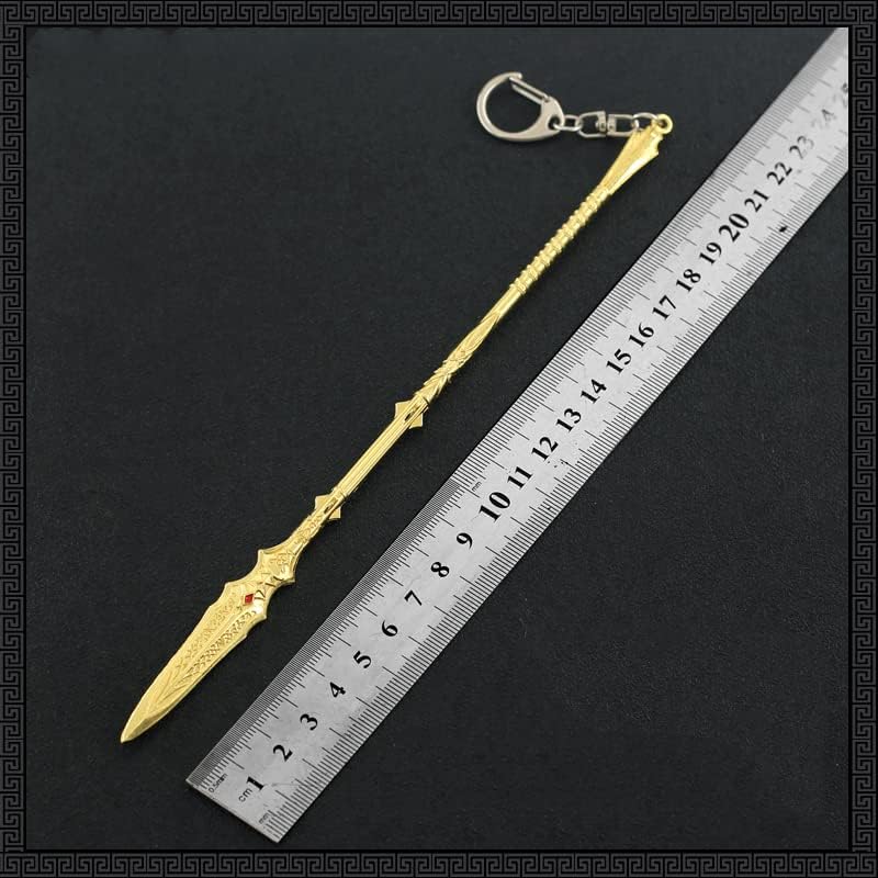 God of War Ragnarök Kratos' Draupnir Spear Action Figures Game Toys Collection Keychain Gift Desk Decoration Backpack Pendant Gift