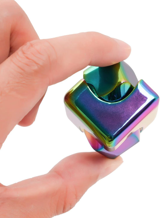 Desk-Fidget-Toys Spinner-Cube: Cool-Gadgets Metal Kinetic-Desk-Toys Office EDC-Toy, ADHD Tools Cool-Stuff Thing Stress Relief Toy Gift for Kids Children Teens Adults Christmas Women Men