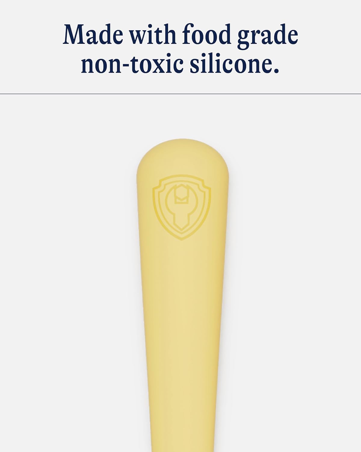 Lalo PAW Patrol Utensils - Toddler Fork and Spoon Set - Stainless Steel and Silicone Ergonomic Toddler Utensils - Children Safe Flatware Set - 2 Pieces - Rubble