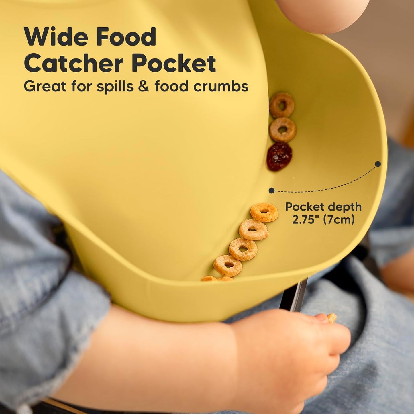 KeaBabies 2-Pack Silicone Baby Bibs for Eating - Sturdy Food-Grade Silicone Bibs for Babies Girl, Boy, Large Food Catcher, Clean & Put On Easily, Waterproof Toddler Feeding Essentials (Valiant)