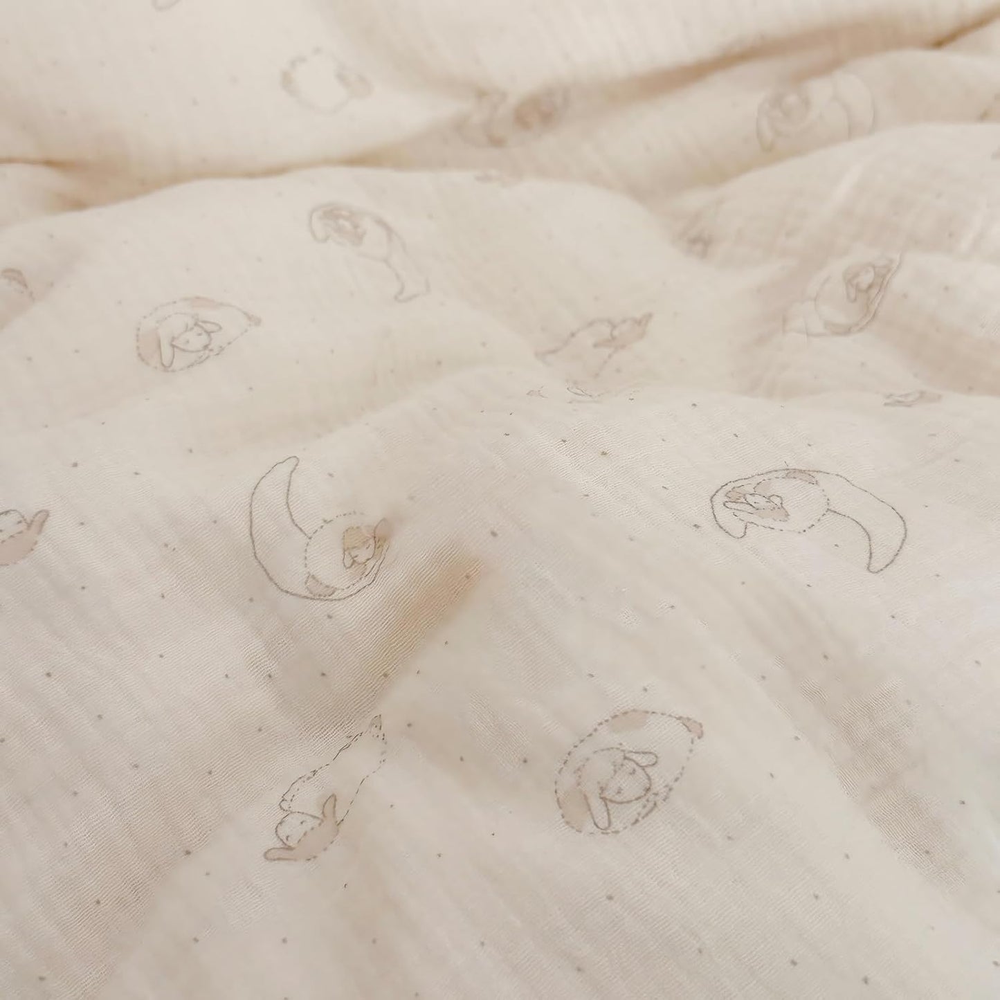 BuLuTu Muslin Kids Pillow Case Standard Size, 20"x26", Envelope Closure, 100% Cotton Pillow Cover, Cute Sheep Pattern Children Pillowcase Fit for Standard Pillows, 1 Pack