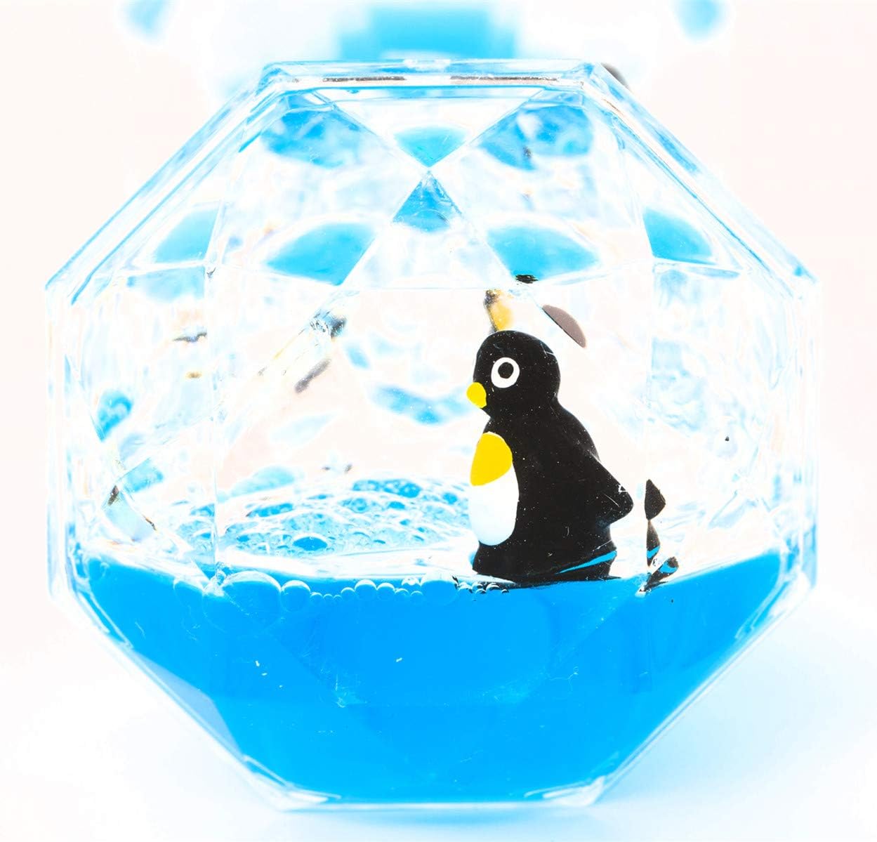 YUE MOTION Liquid Motion Bubbler - Calming Toys for Kids and Adults - Liquid Hourglass - Handheld Oil Timer - Sensory Toys for Autism, Anxiety (Style#1)