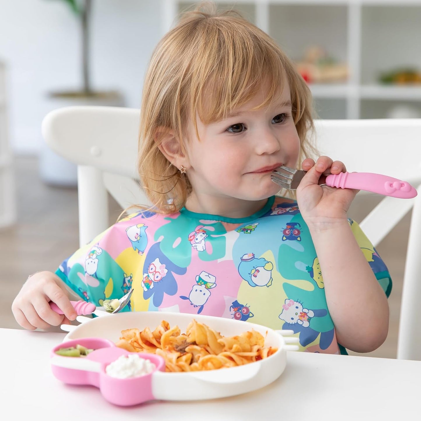 Bumkins Bibs - Toddler Bibs, Waterproof, Large for 1-3 Years, Short Sleeve