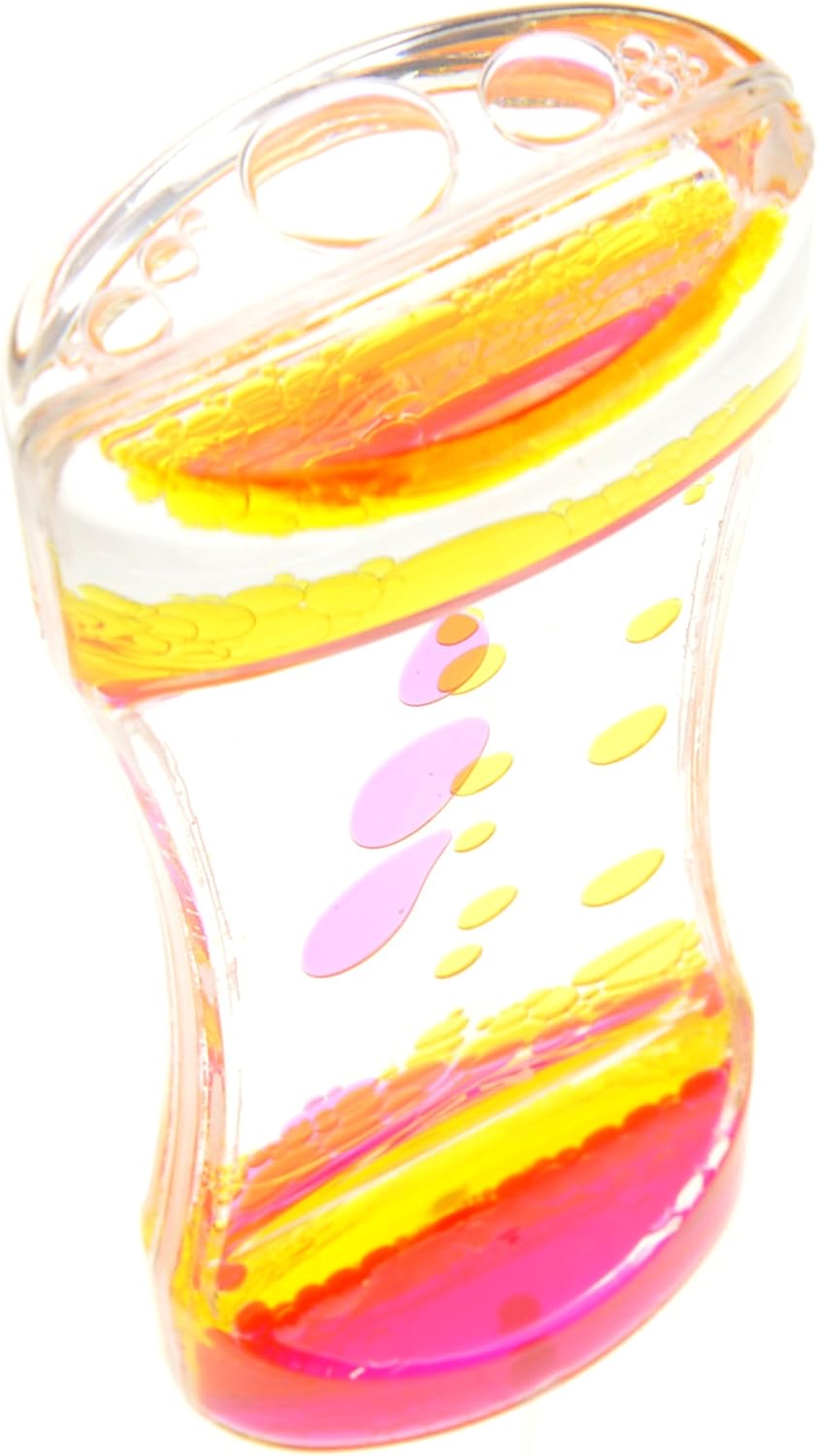 PowerTRC Liquid Motion Bubbler Sensory Toy, Relaxing and Calming for Anxiety, Autism & ADHD Fun Bubbler Timer Fidget Toy Gift for Kids and Adults Decorate Desktops, Home, Room, Or Classrooms