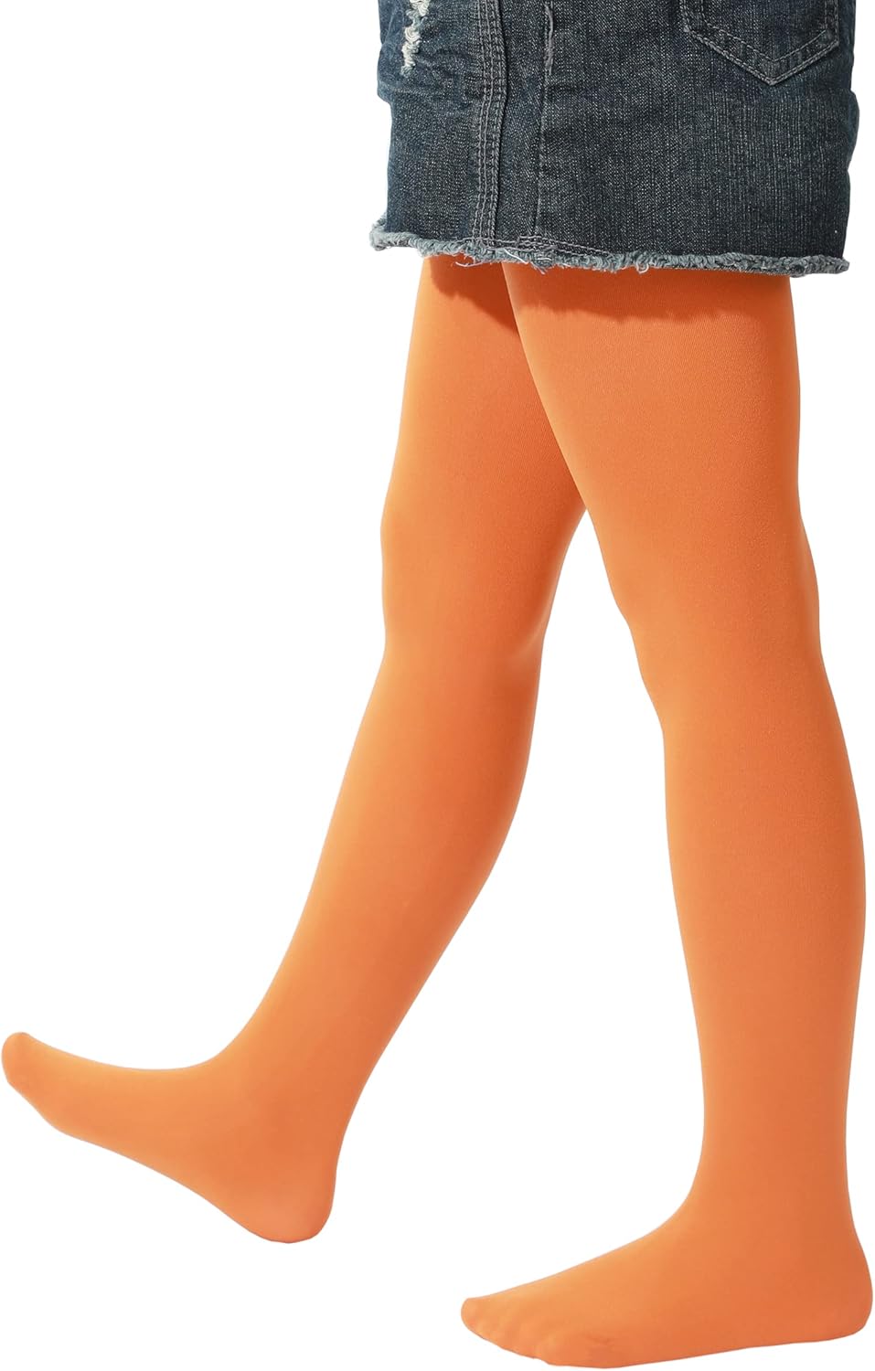 EVERSWE Girls Semi Opaque Footed Tights, Microfiber Tights