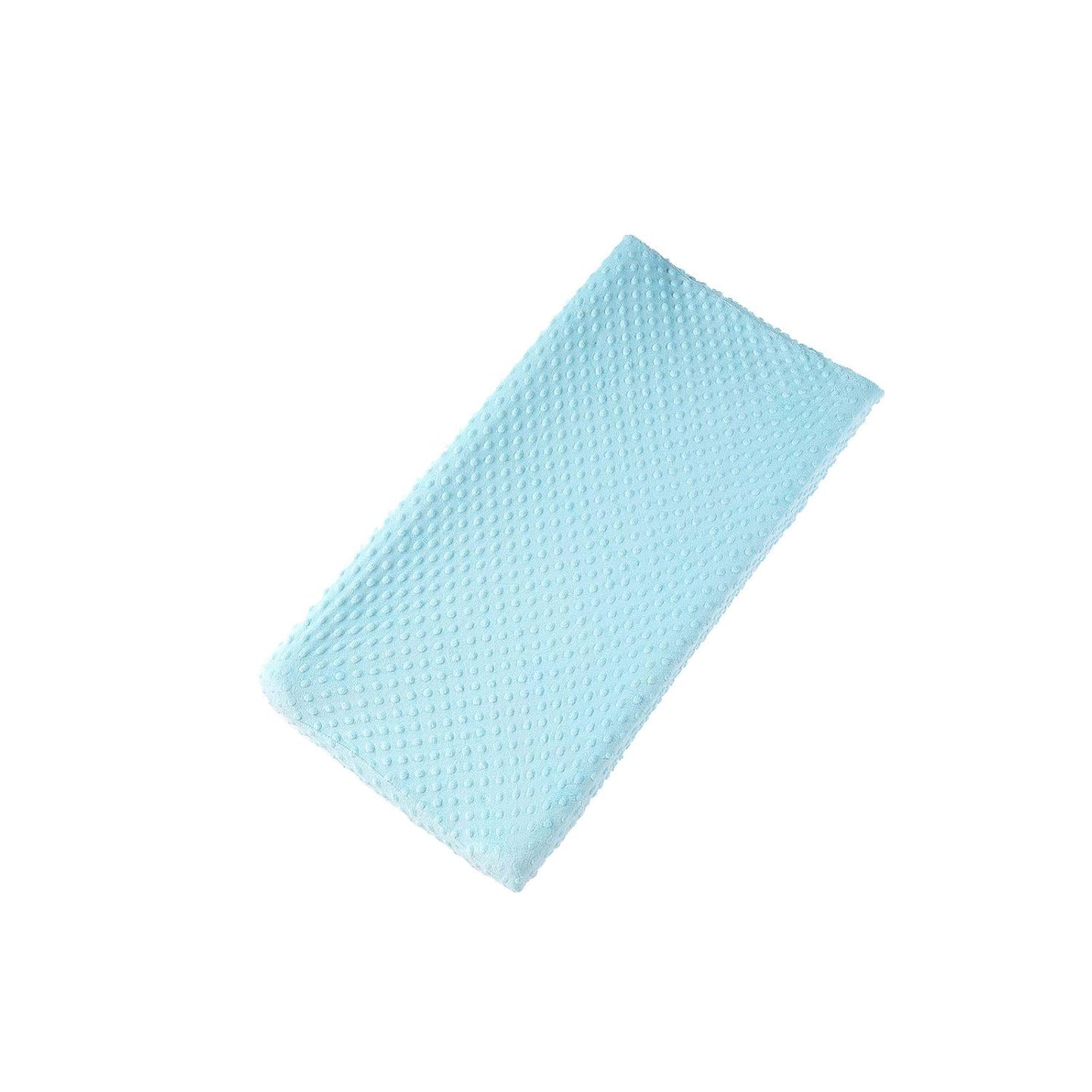 Baby Changing Pad Cover, Super Soft Plush Dot Diaper Changing Table Covers for Baby Girls and Boys, Ultra Comfortable, Safe for Babies, Fit 32"/34'' x 16" Pad (SkyBlue)