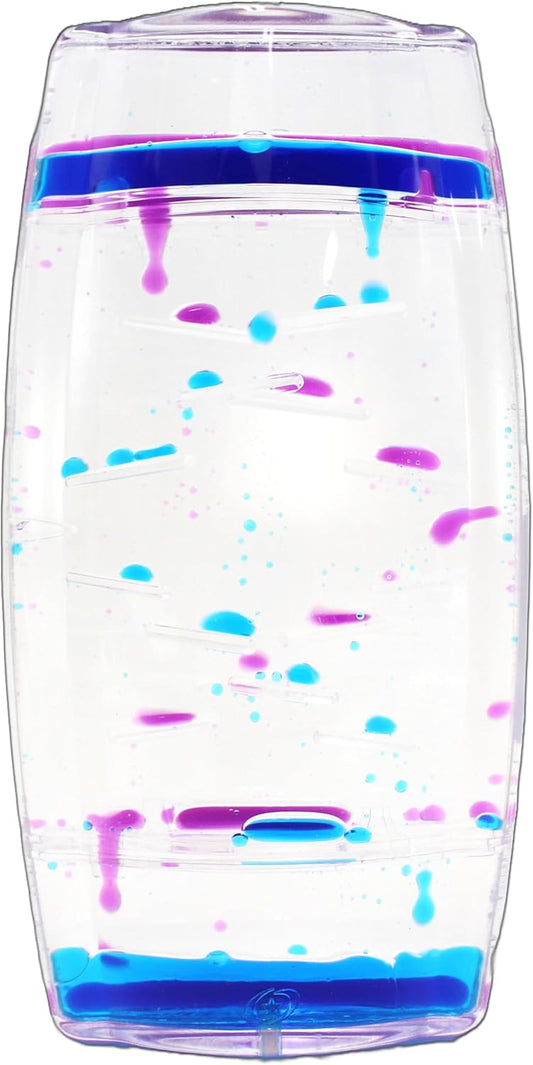 PowerTRC Liquid Motion Bubbler Spiral Timer Fidget Toys Desk Calming and Soothing | Sensory Toys Visual Ooze Tube Toy for Anxiety, ADHD & Autism