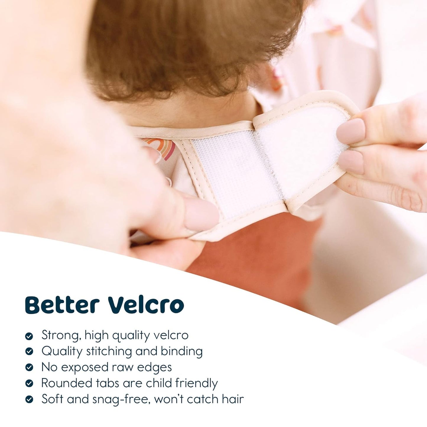 Tiny Twinkle Mess Proof Baby Bib,Waterproof Smock Baby Bib for Eating,Machine Washable Long Sleeve Bib,Baby Led Weaning,Toddler Bib (Floral Pop, Small 6-24 Months)