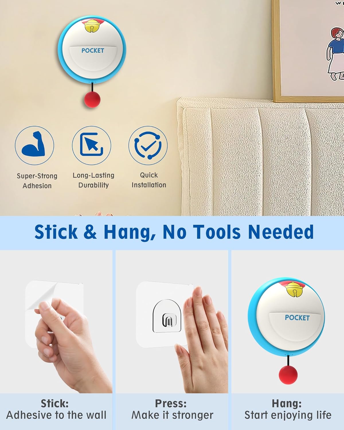 Wall Night Light for Kids, 3 Levels Dimmable Nursery Nightlight with Timer, Rechargeable LED Touch Wall Lamp for Room Decor, Silicone Squishy Light, Cute Anime Lamp Unique Gifts for Girls & Boys