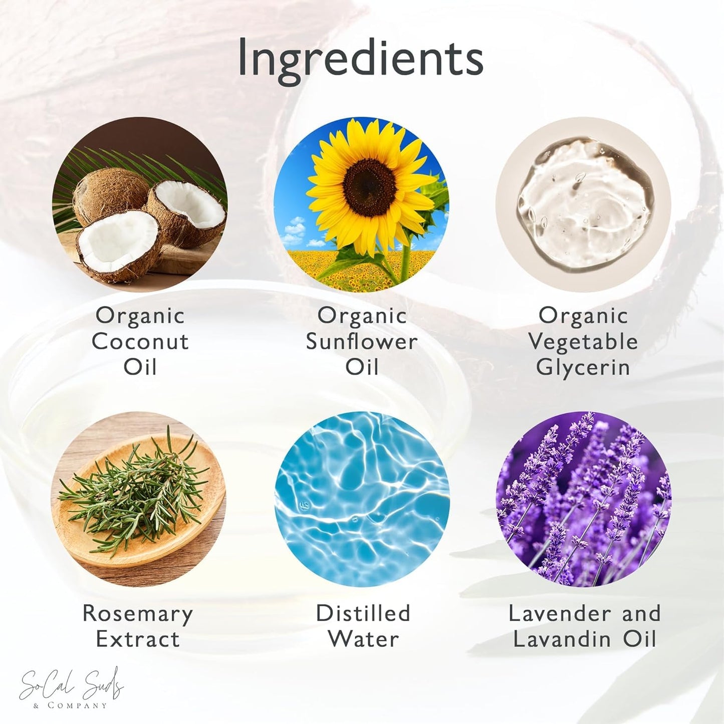 SoCal Suds & Company 2oz Organic Foaming Baby Wash & Shampoo - Lavender