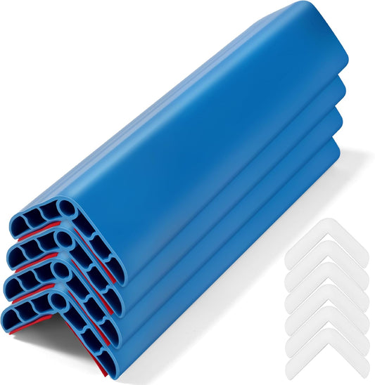 Wall Corner Edge Protector 4 Pack,1.57x1.57x23.62x0.28 inch Soft Baby Proof Corner Guards for Sharp Edges, Self-Adhesive Corner Protectors for Home, Kindergarten,Thickness-7mm(0.28 in)