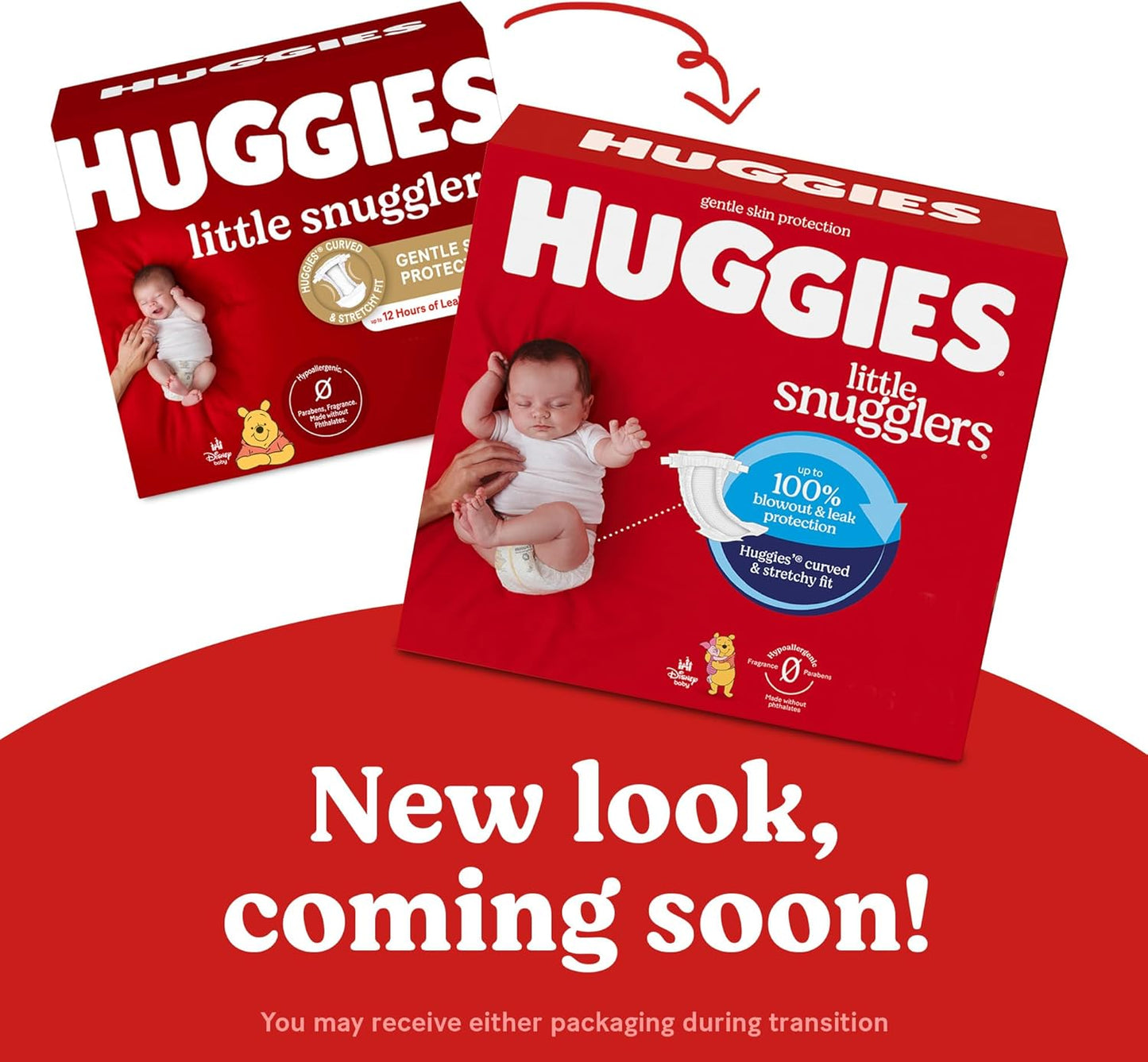 Huggies Size 4 Diapers, Little Snugglers Baby Diapers, Size 4 (22-37 lbs), 58 Count