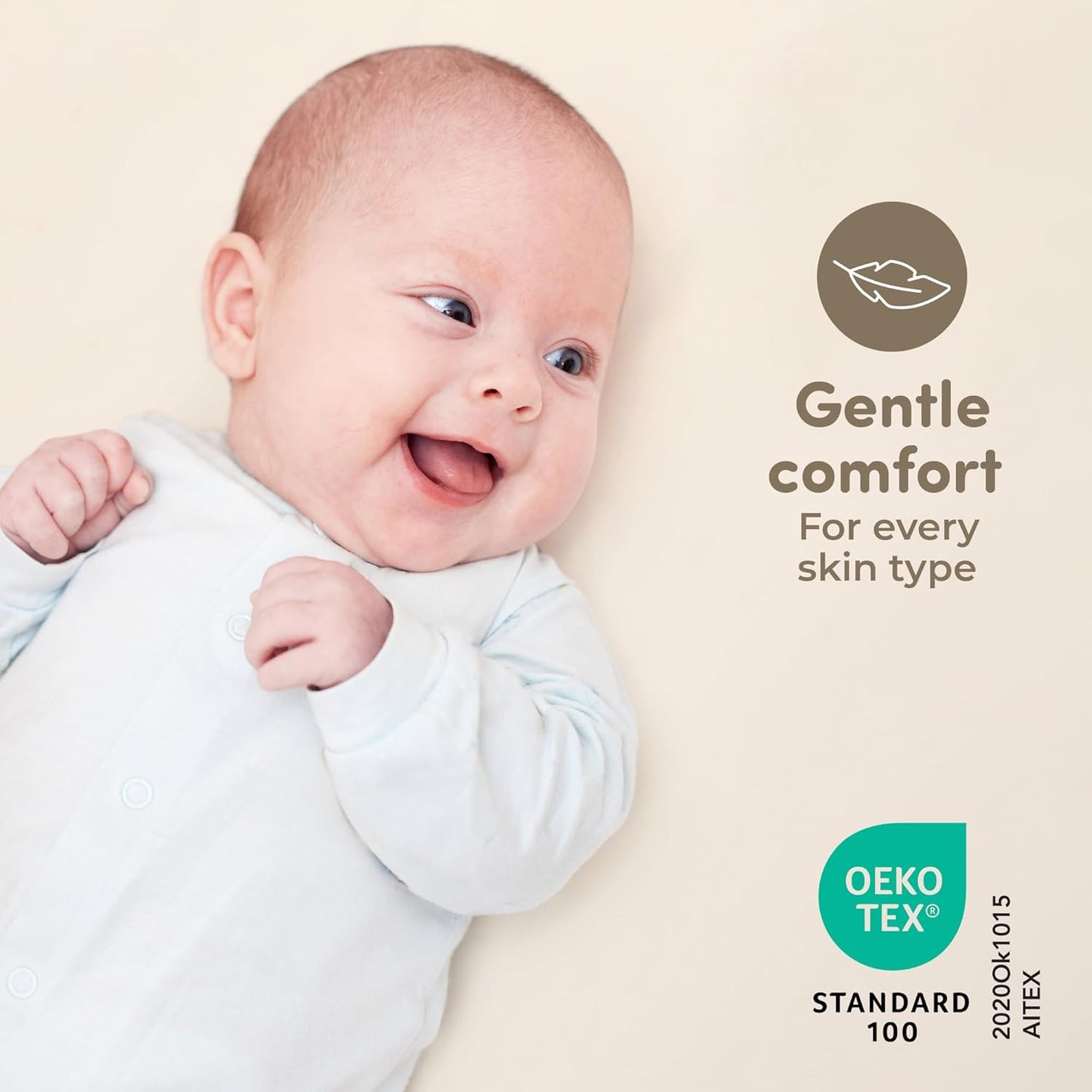 Sweety Fox 2-Pack Crib Sheets - Soft Cotton Jersey Fitted Sheets for Boys and Girls, Mini Crib Sheets, Toddler Bed Sheets (Pecan/Cream)