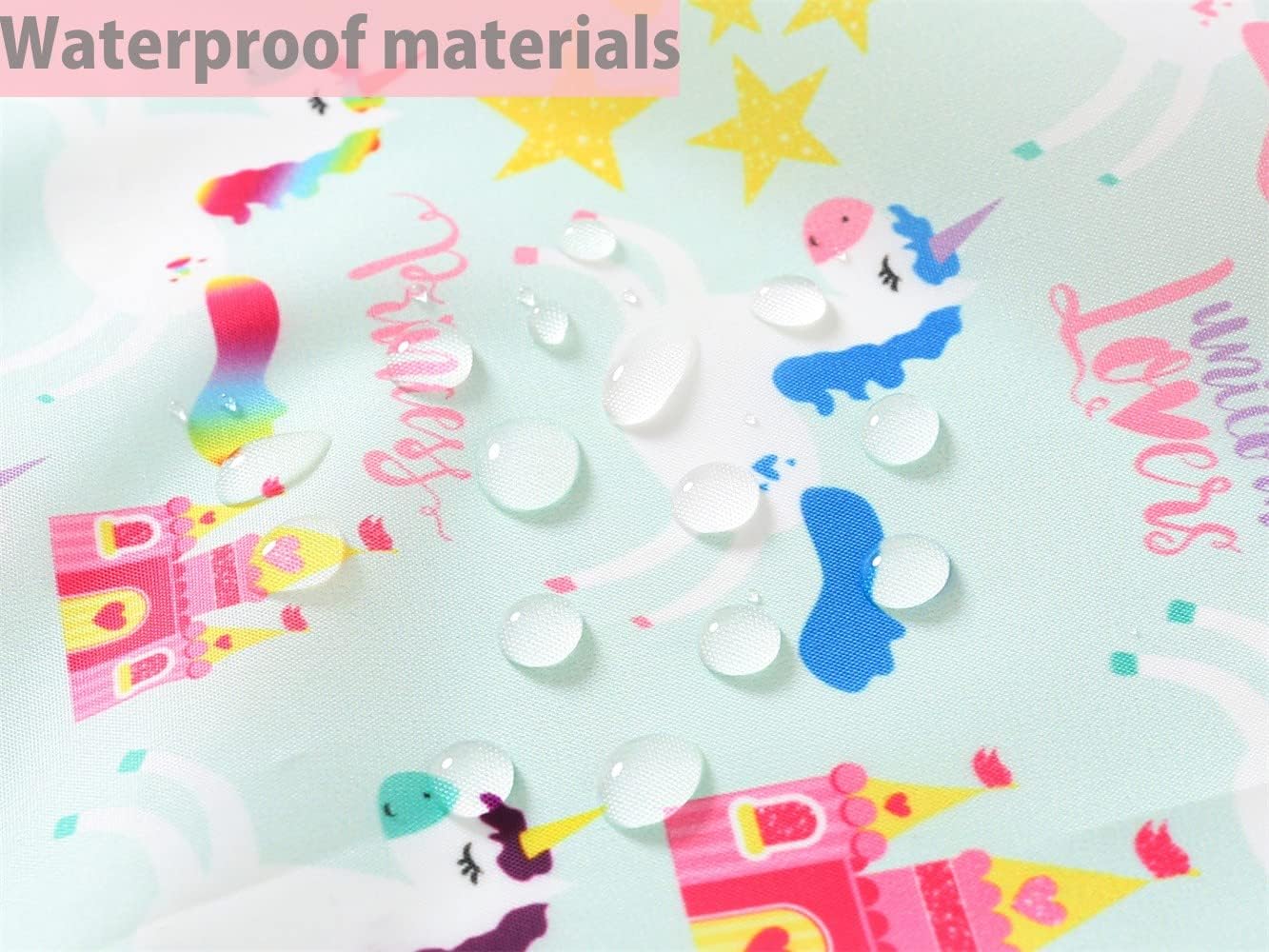 5 Pack Long Sleeve Bib,Baby Toddler Waterproof Sleeved Bib for 6-30 Months Reusable with Catch-all Pocket