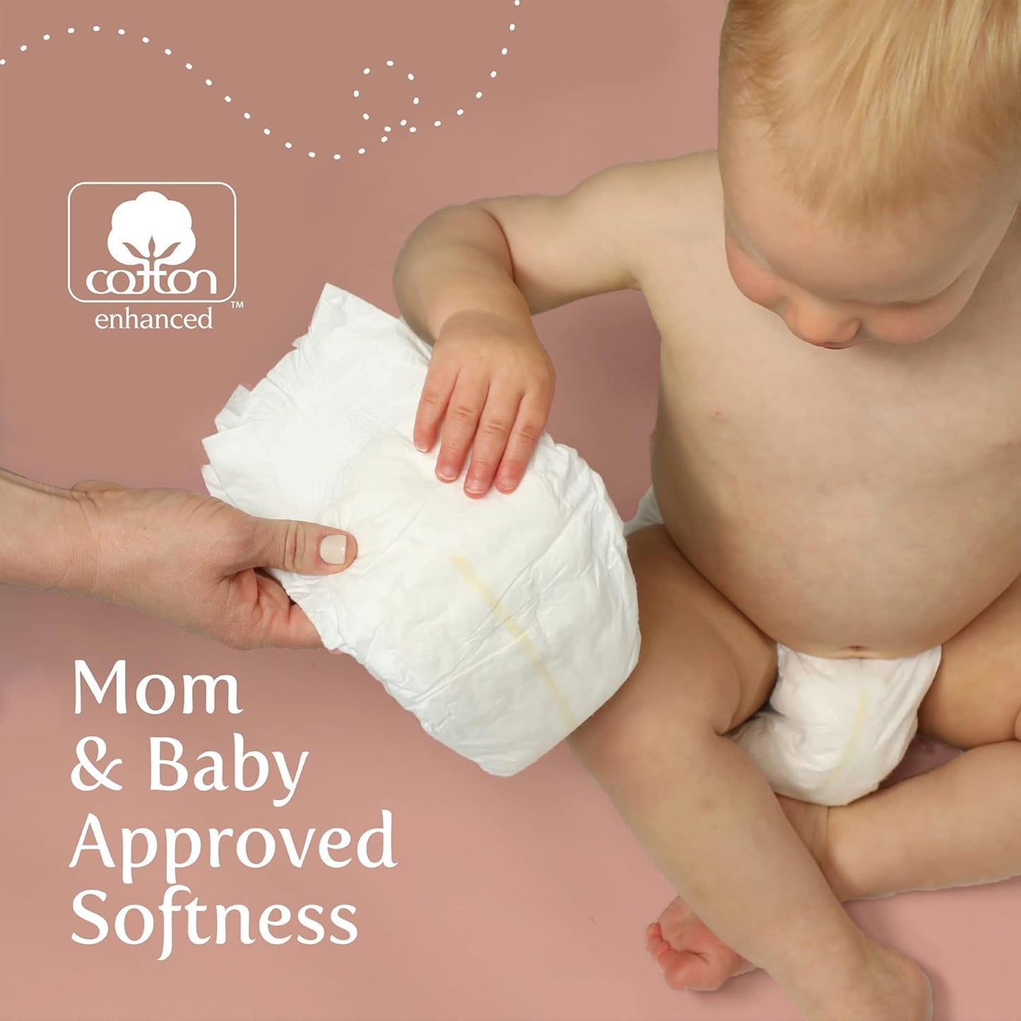 Earth & Eden Sensitive | Eco-Conscious & Hypoallergenic Diapers | Size 2 | 204 Count